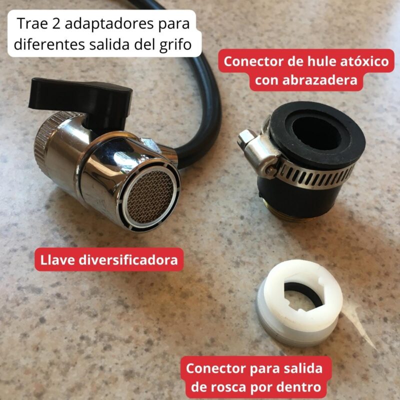 Conectores de purificador Autoinstalable
