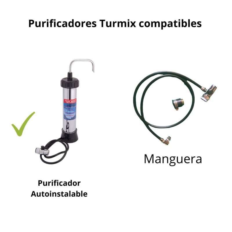 Manguera para filtro autoinstalable de refacción